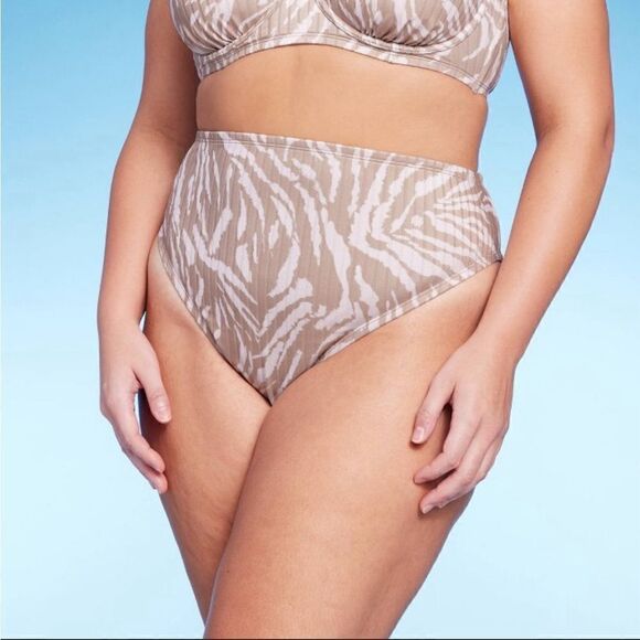 Ribbed bikini bottom - Picture 1 of 6